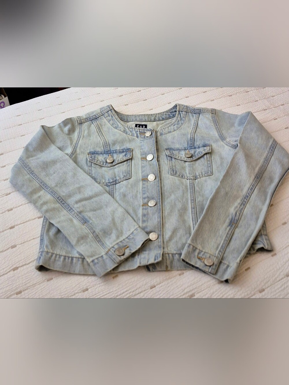 GAP Light Wash Denim Jacket - Light Blue